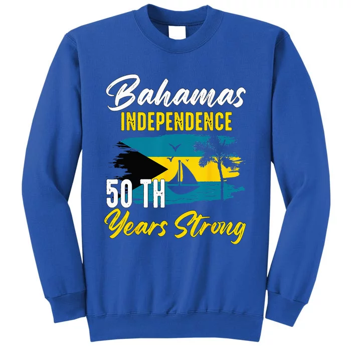 Proud Bahamas Independence 50TH Celebration Souvenir Tall Sweatshirt