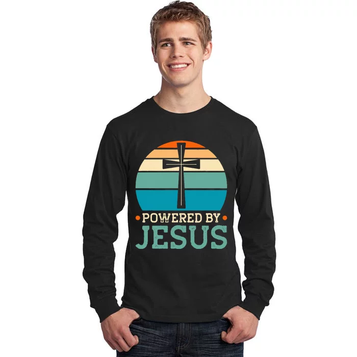 Powered By Jesus Tall Long Sleeve T-Shirt