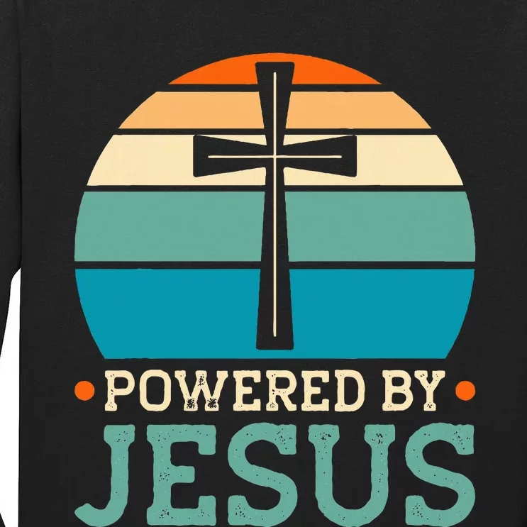 Powered By Jesus Tall Long Sleeve T-Shirt