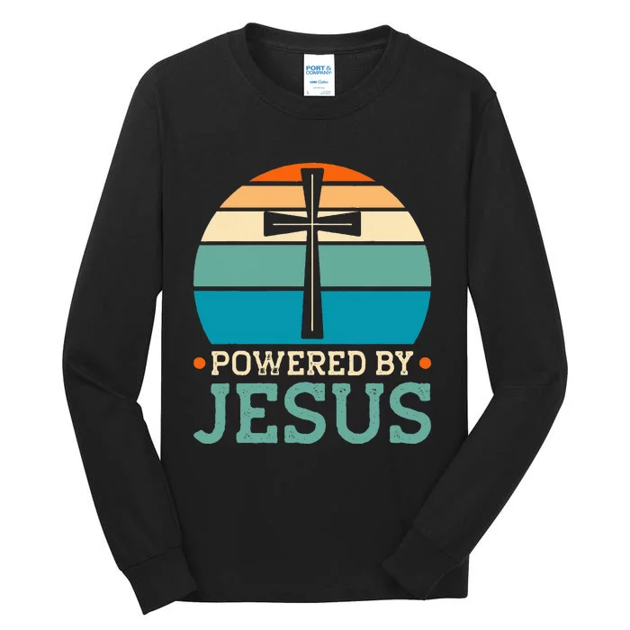 Powered By Jesus Tall Long Sleeve T-Shirt