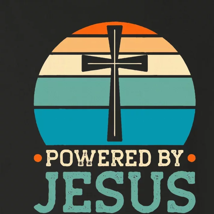 Powered By Jesus Toddler Long Sleeve Shirt