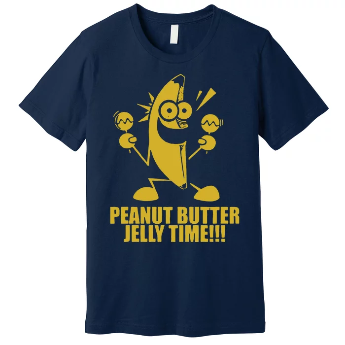 Peanut Butter Jelly Time Banana Premium T-Shirt