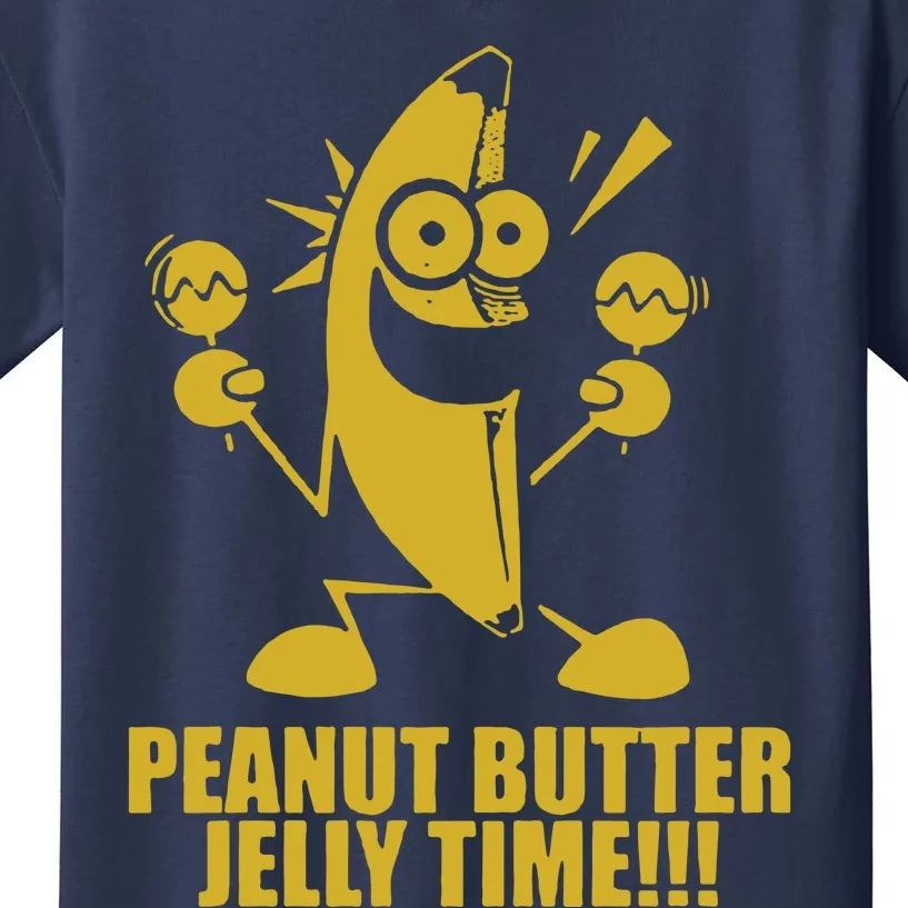 Peanut Butter Jelly Time Banana Kids T-Shirt