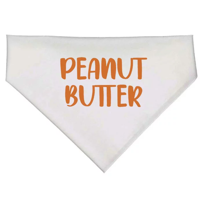 Peanut Butter & Jelly PB&J Matching Couple Halloween Costume Gift USA-Made Doggie Bandana