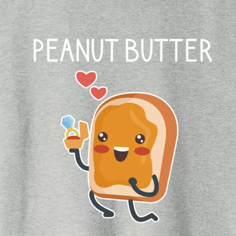 Peanut Butter Jelly Matching Couples Lover Halloween Gift Women's Crop Top Tee