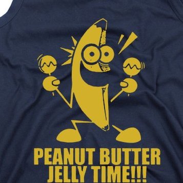 Peanut Butter Jelly Time Banana Tank Top