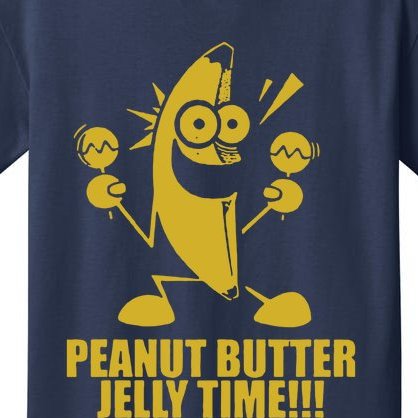 Peanut Butter Jelly Time Banana Kids T-Shirt