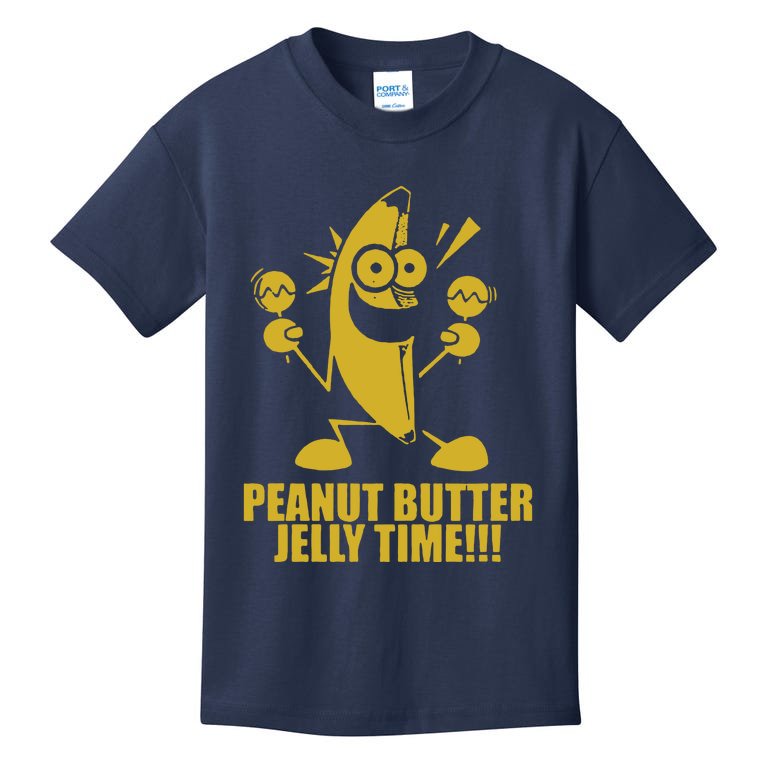 Peanut Butter Jelly Time Banana Kids T-Shirt