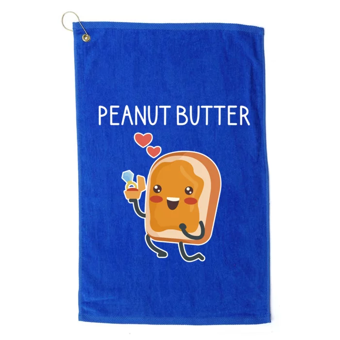 Peanut Butter Jelly Matching Couples Lover Halloween Great Gift Platinum Collection Golf Towel