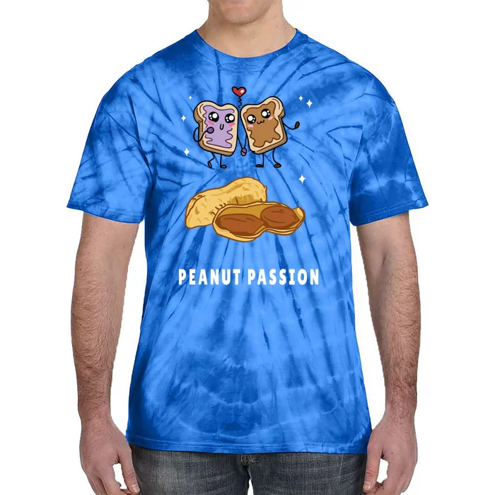 Peanut Butter Jelly Nuts Lovers Cute Breakfast Sweet Foodies Gift Tie-Dye T-Shirt