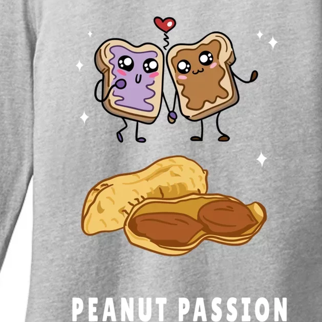 Peanut Butter Jelly Nuts Lovers Cute Breakfast Sweet Foodies Gift Womens CVC Long Sleeve Shirt