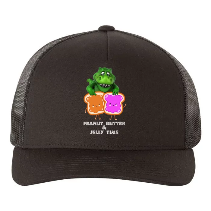 Peanut Butter & Jelly Time Yupoong Adult 5-Panel Trucker Hat