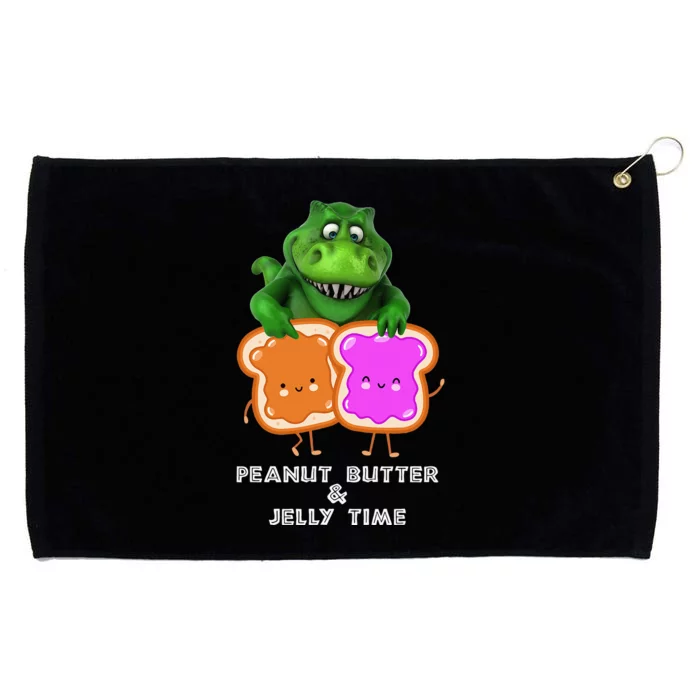 Peanut Butter & Jelly Time Grommeted Golf Towel