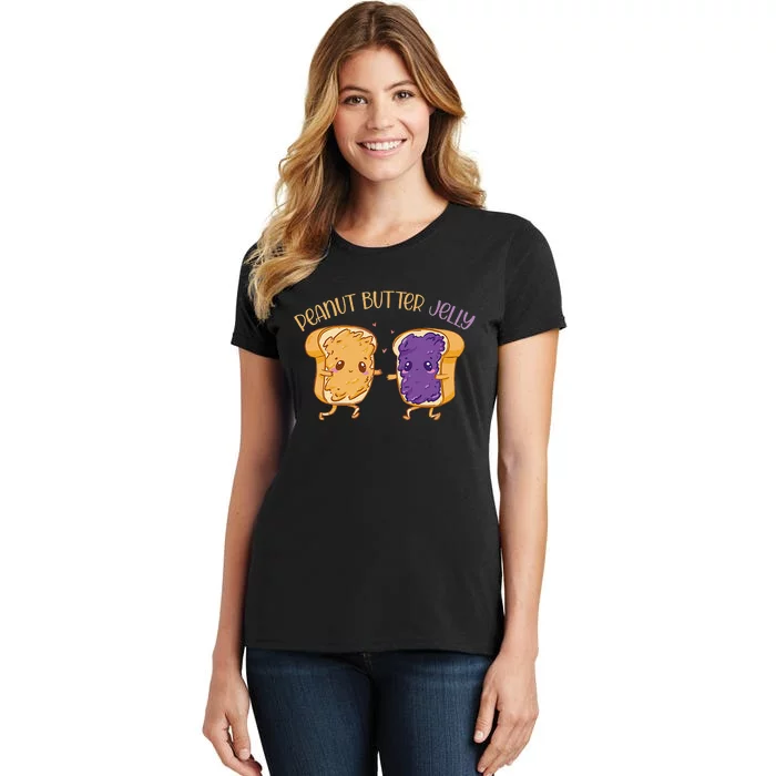 Peanut Butter Jelly Matching Couples Lover Halloween Women's T-Shirt