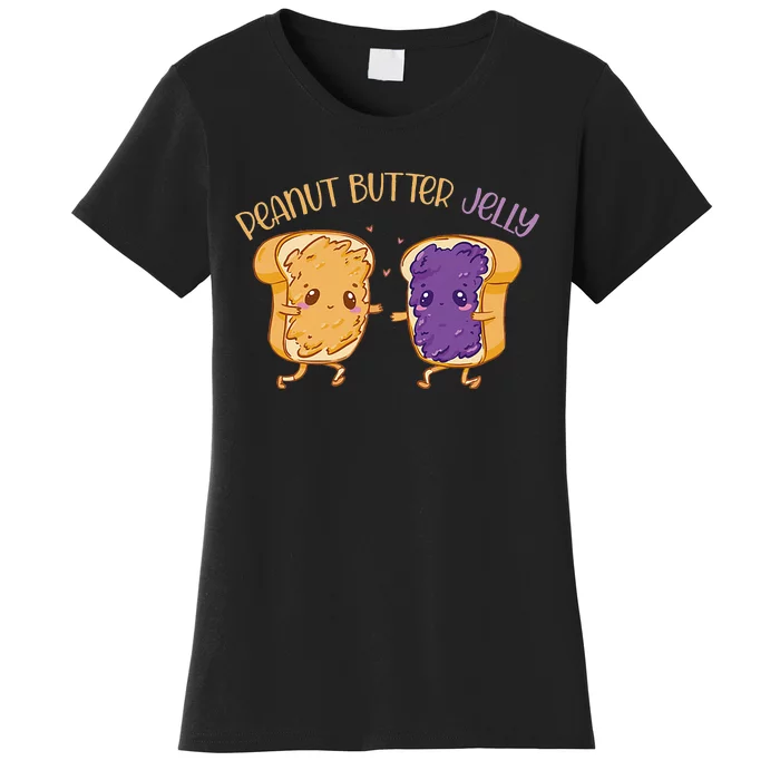 Peanut Butter Jelly Matching Couples Lover Halloween Women's T-Shirt