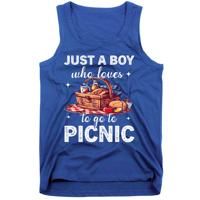 Picnic Basket Just A Who Loves Picnic Family Picnic Fun Gift Tank Top