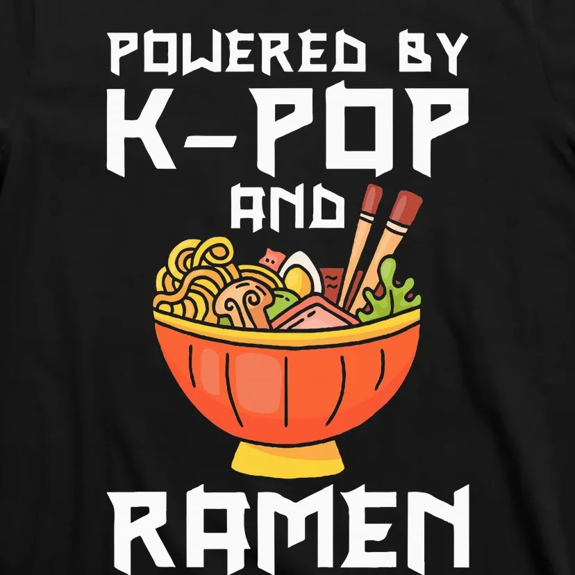 Powered By Kpop And Ra Kpop Merch Merchandise T-Shirt