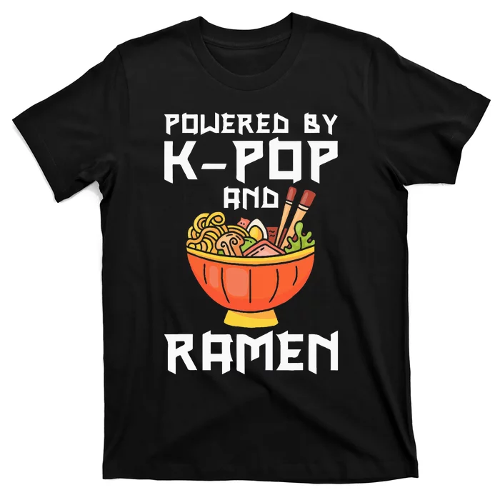 Powered By Kpop And Ra Kpop Merch Merchandise T-Shirt