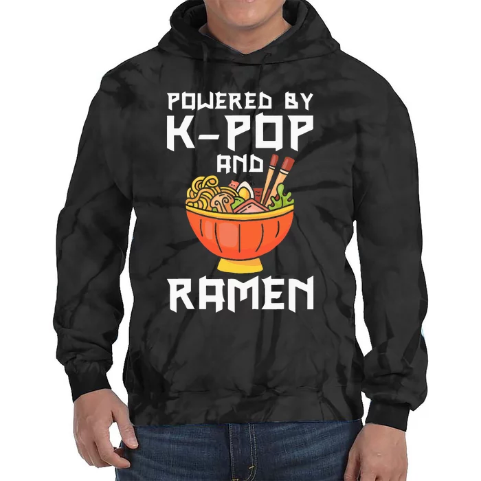 Powered By Kpop And Ra Kpop Merch Merchandise Tie Dye Hoodie