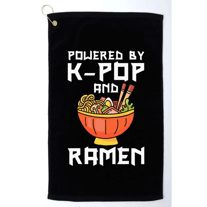 Powered By Kpop And Ra Kpop Merch Merchandise Platinum Collection Golf Towel