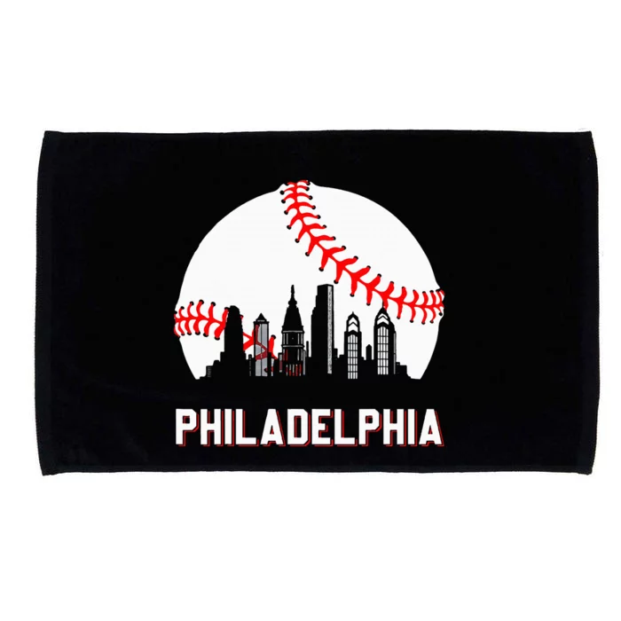 P.H.I.L.L.Y Baseball Leopard Heart Baseball Microfiber Hand Towel