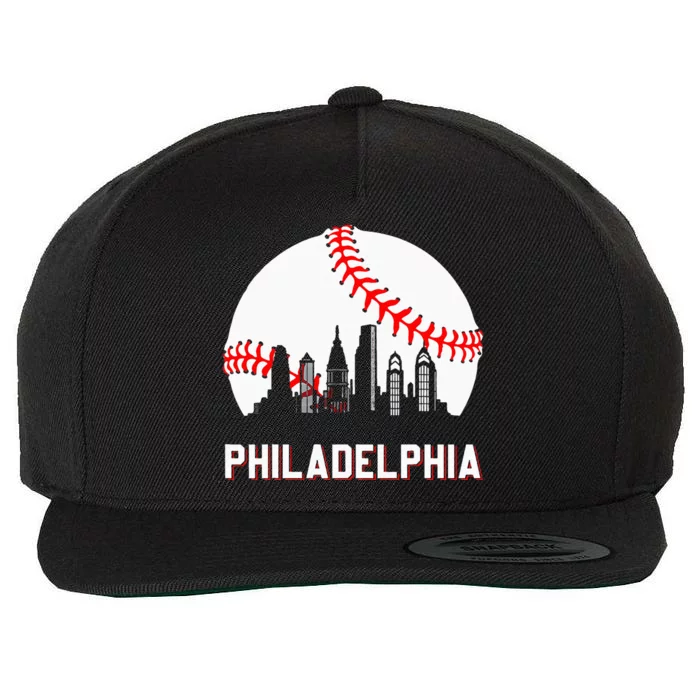 P.H.I.L.L.Y Baseball Leopard Heart Baseball Wool Snapback Cap