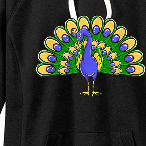 Peacock Bird Love Peacock Birds Peacock Lover Women's Fleece Hoodie