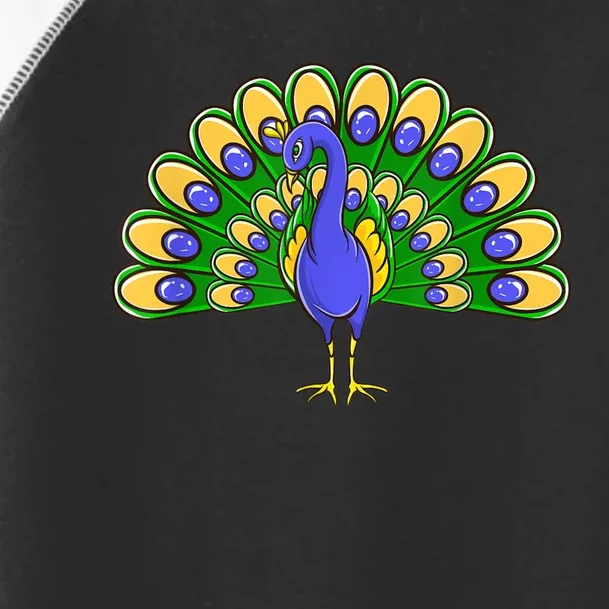 Peacock Bird Love Peacock Birds Peacock Lover Toddler Fine Jersey T-Shirt