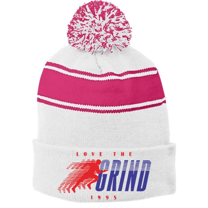 Phily Bowden Love The Grind 1995 Stripe Pom Pom Beanie