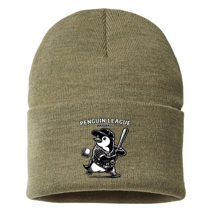 Penguin Baseball League Sustainable Knit Beanie