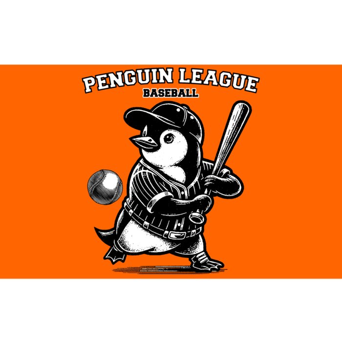 Penguin Baseball League Bumper Sticker