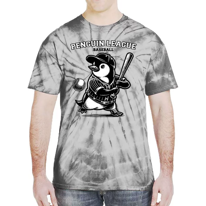 Penguin Baseball League Tie-Dye T-Shirt