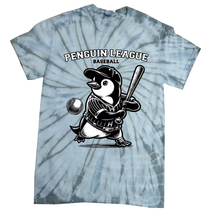 Penguin Baseball League Tie-Dye T-Shirt