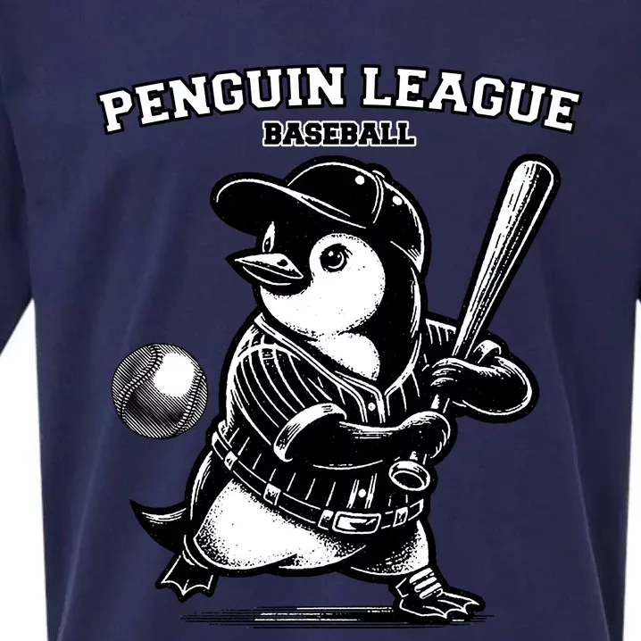 Penguin Baseball League Sueded Cloud Jersey T-Shirt