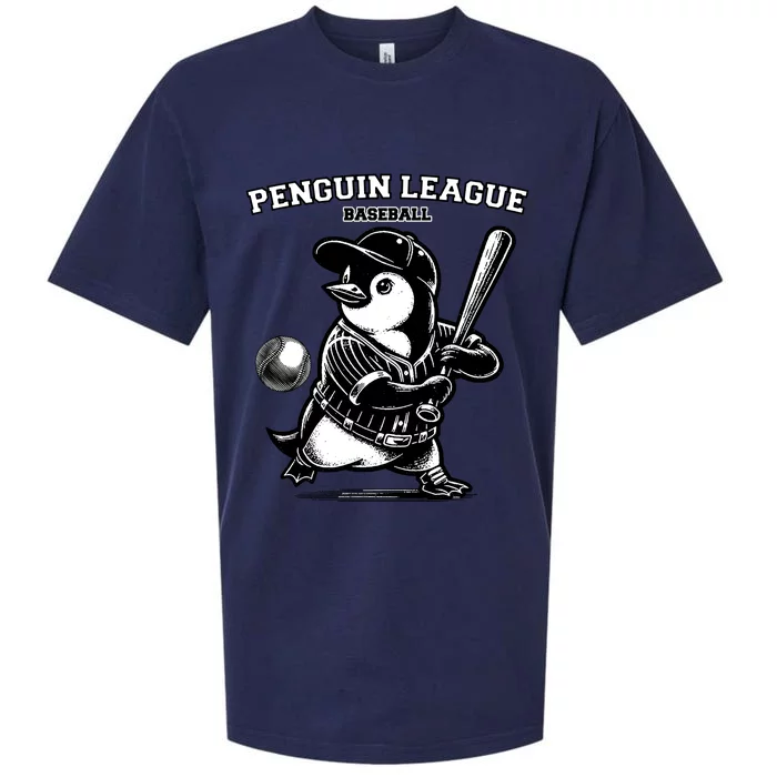 Penguin Baseball League Sueded Cloud Jersey T-Shirt