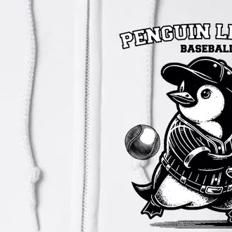 Penguin Baseball League Full Zip Hoodie