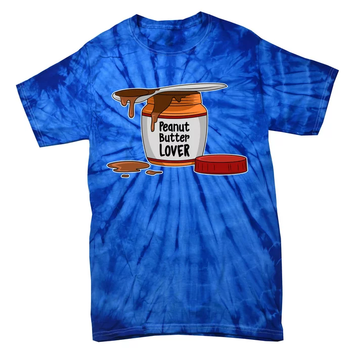 Peanut Butter Lover Costume Peanut Butter Cute Gift Tie-Dye T-Shirt