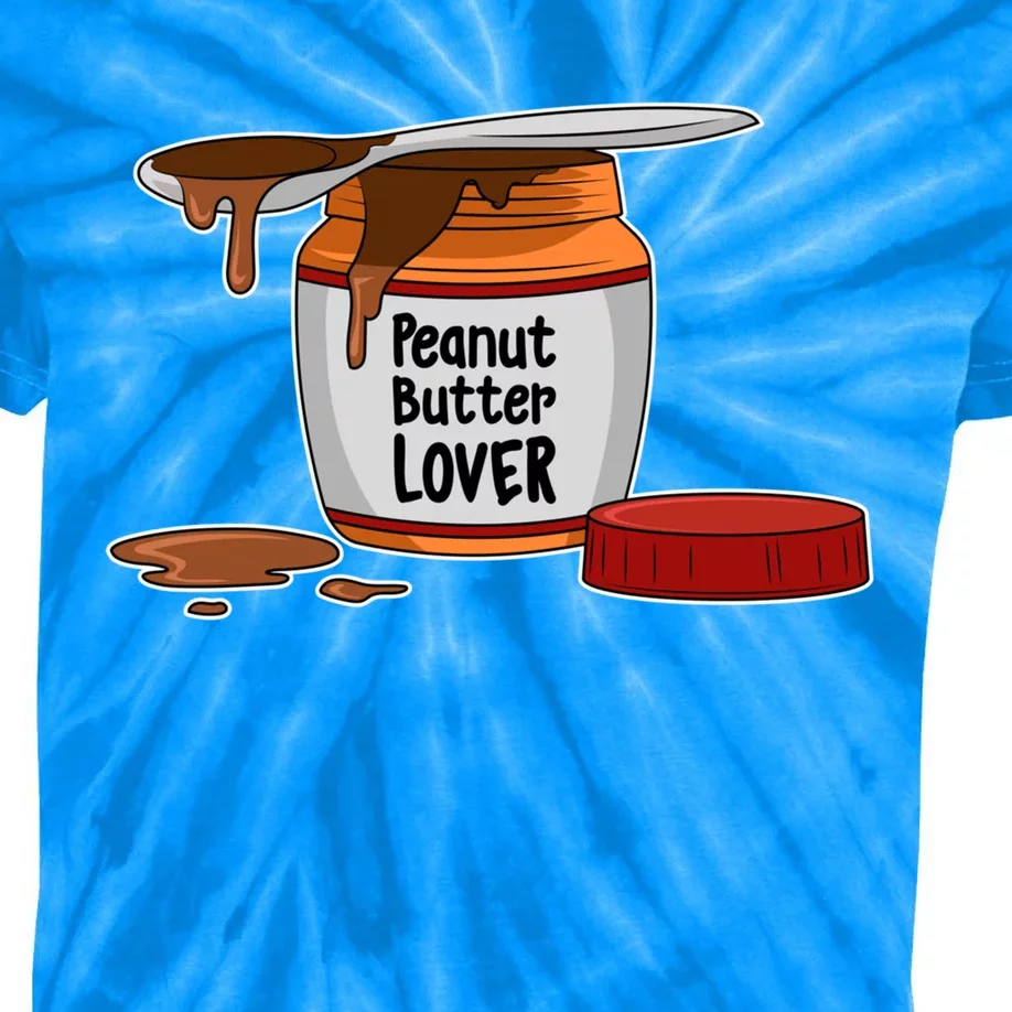 Peanut Butter Lover Costume Peanut Butter Cute Gift Kids Tie-Dye T-Shirt