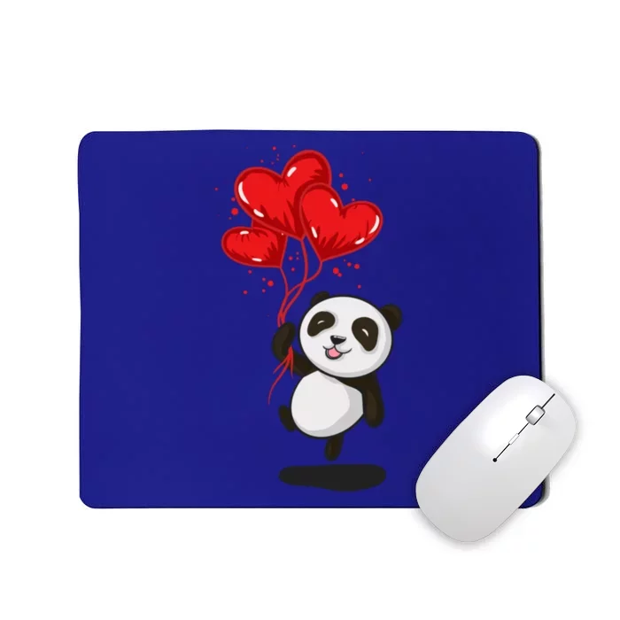 Panda Bear Love Valentines Day Meaningful Gift Mousepad