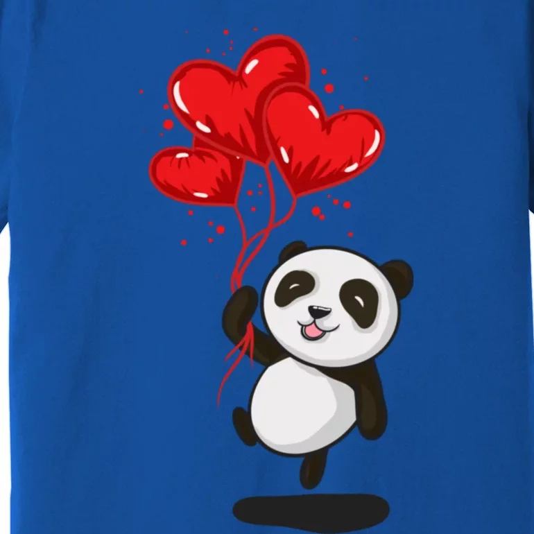 Panda Bear Love Valentines Day Meaningful Gift Premium T-Shirt