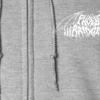 Phoebes Bridgers Logo Full Zip Hoodie