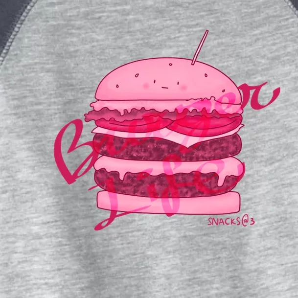 Pink Burger Life Toddler Fine Jersey T-Shirt