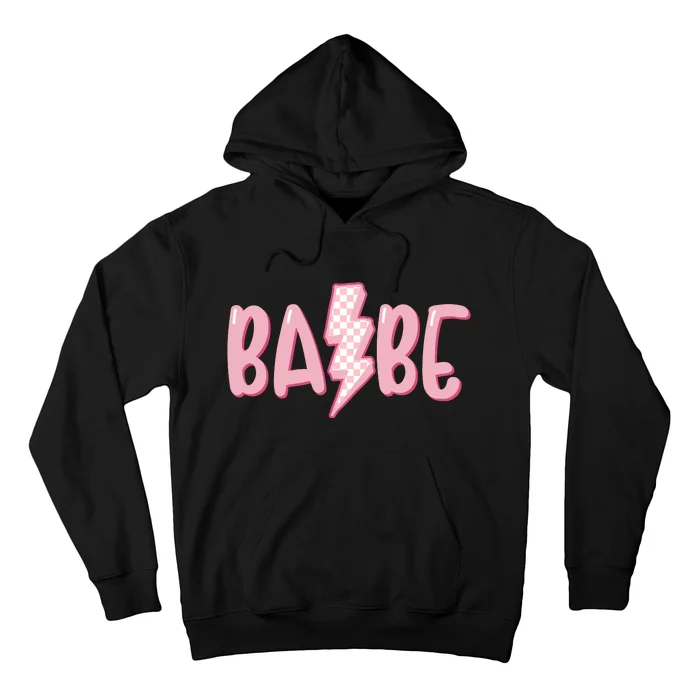 Pink Babe Lightning Bolt Little Hoodie