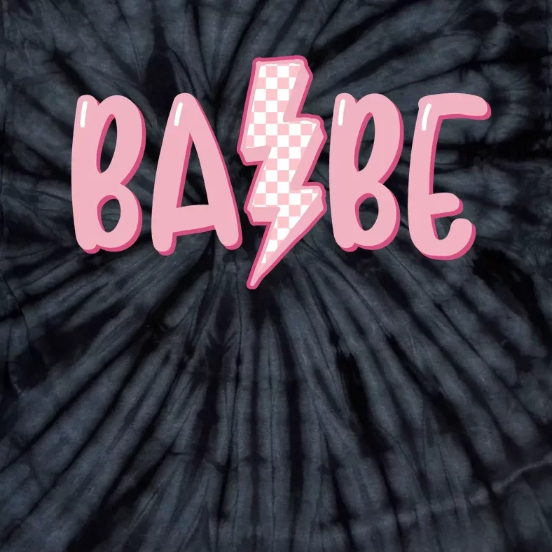 Pink Babe Lightning Bolt Little Tie-Dye T-Shirt