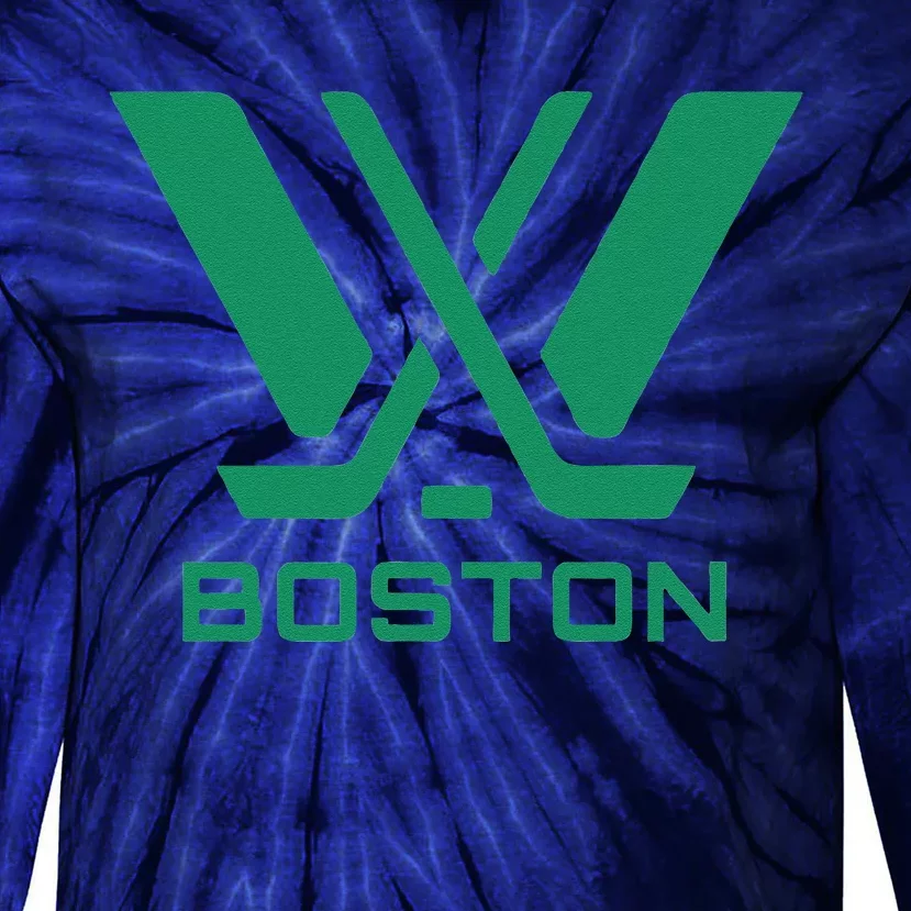 Pwhl Boston Logo Tie-Dye Long Sleeve Shirt