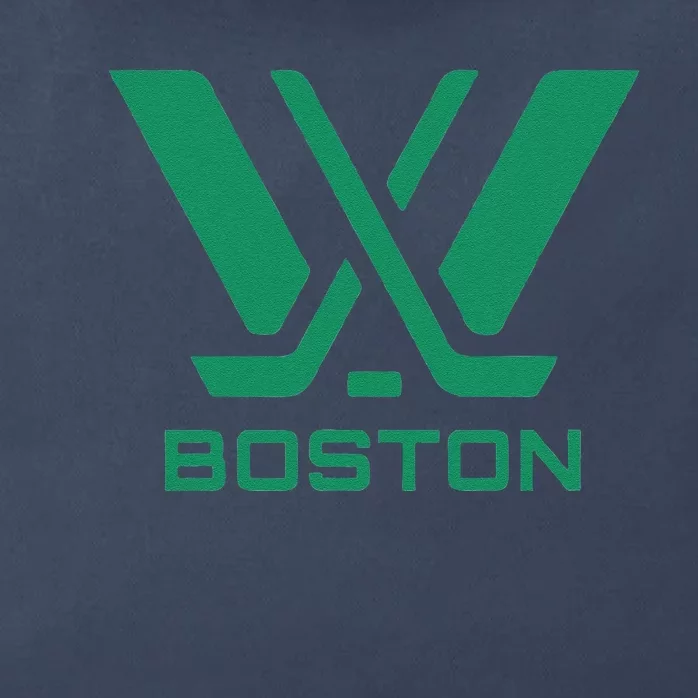 Pwhl Boston Logo Zip Tote Bag