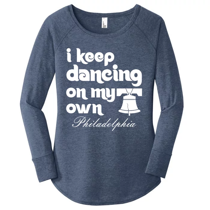 Philly Baseball Lovers Fans Keep I Keep Dancing On My Own Women's Perfect Tri Tunic Long Sleeve Shirt