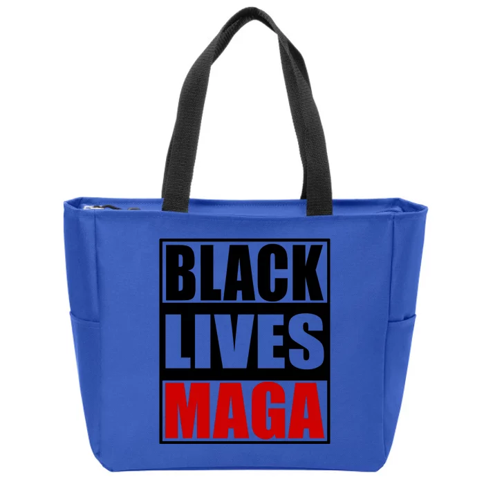 Protrump Black Lives Maga Zip Tote Bag