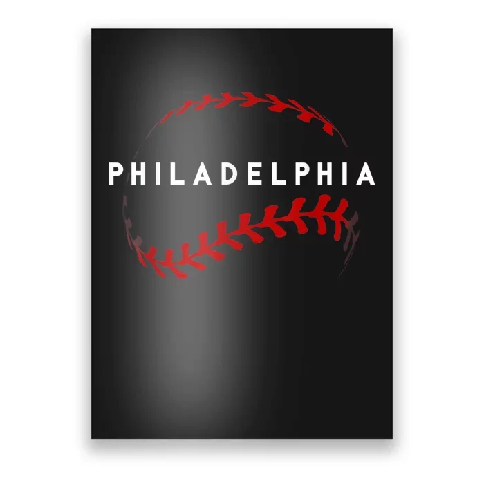 Philly Baseball Lovers Vintage Baseball Fans Poster