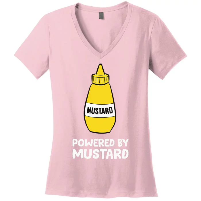 Powered By Mustard Women's V-Neck T-Shirt